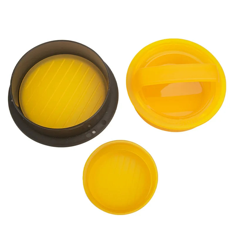 Create Perfect Patties with Our Round Hamburger Press - Food-Grade ABS Meat Helper for Juicy Burgers and Cutlets!