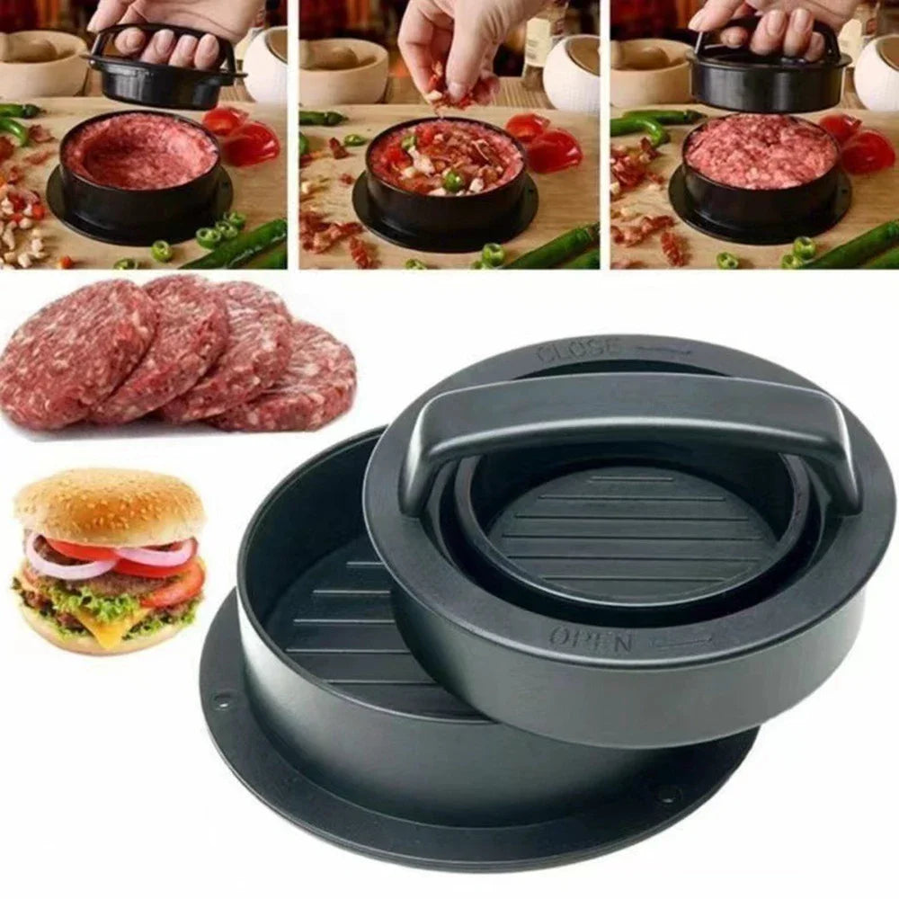 Create Perfect Patties with Our Round Hamburger Press - Food-Grade ABS Meat Helper for Juicy Burgers and Cutlets!