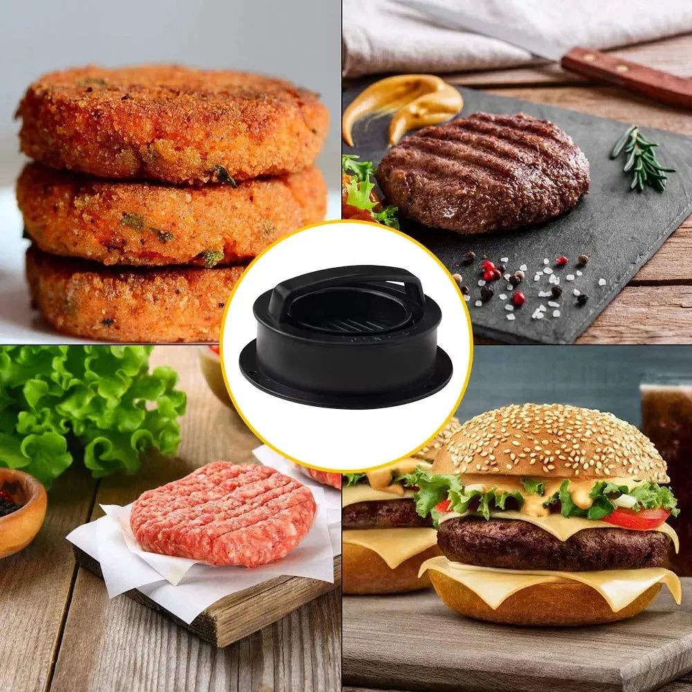 Create Perfect Patties with Our Round Hamburger Press - Food-Grade ABS Meat Helper for Juicy Burgers and Cutlets!